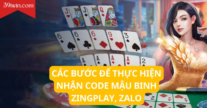 Các bước để thực hiện nhận code mậu binh zingplay, Zalo